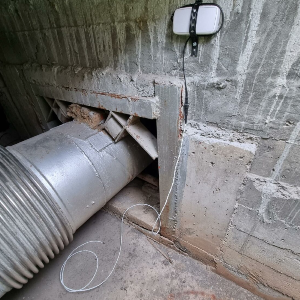Lắp đặt cảm biến water leak trong thực tế