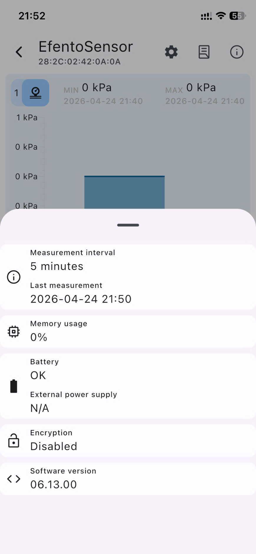 app lấy dữ liệu áp suất qua bluetooth