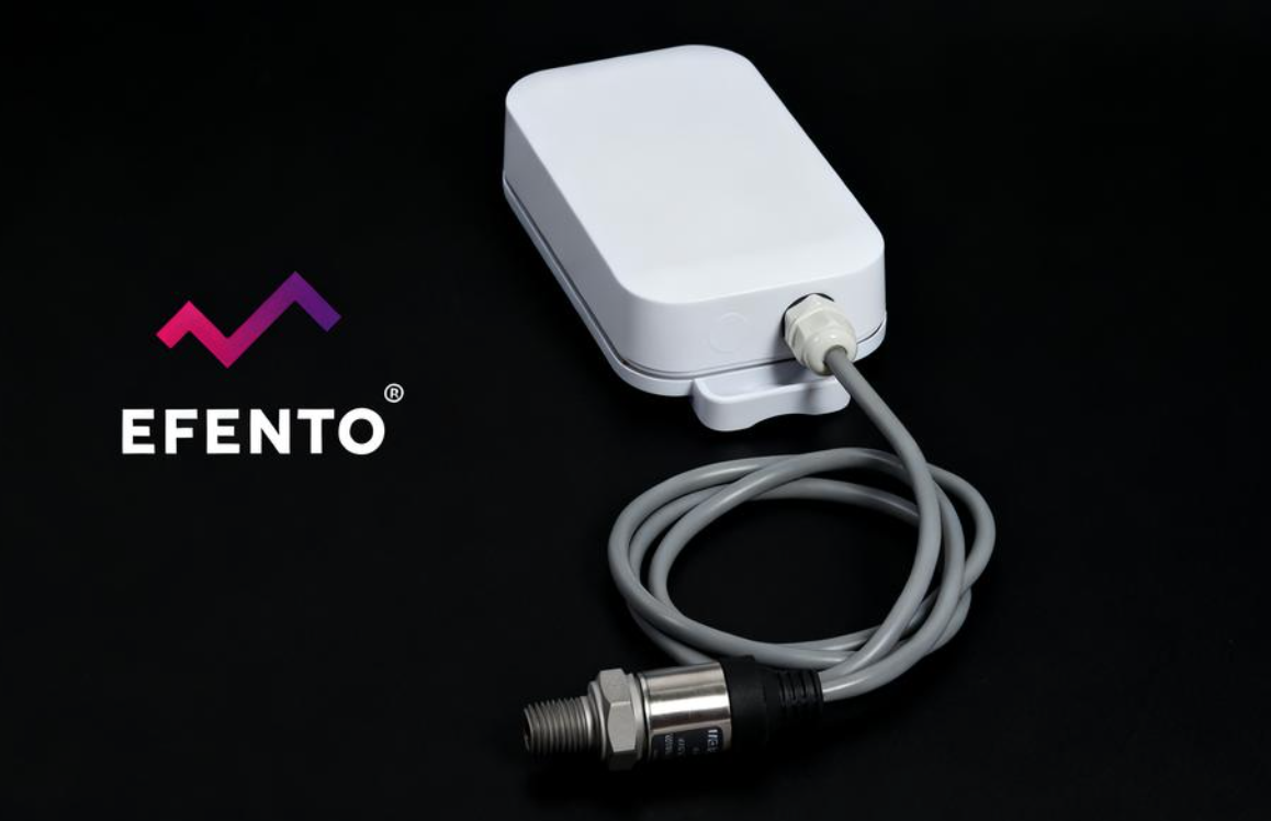 bộ ghi áp suất đường ống không dây efento