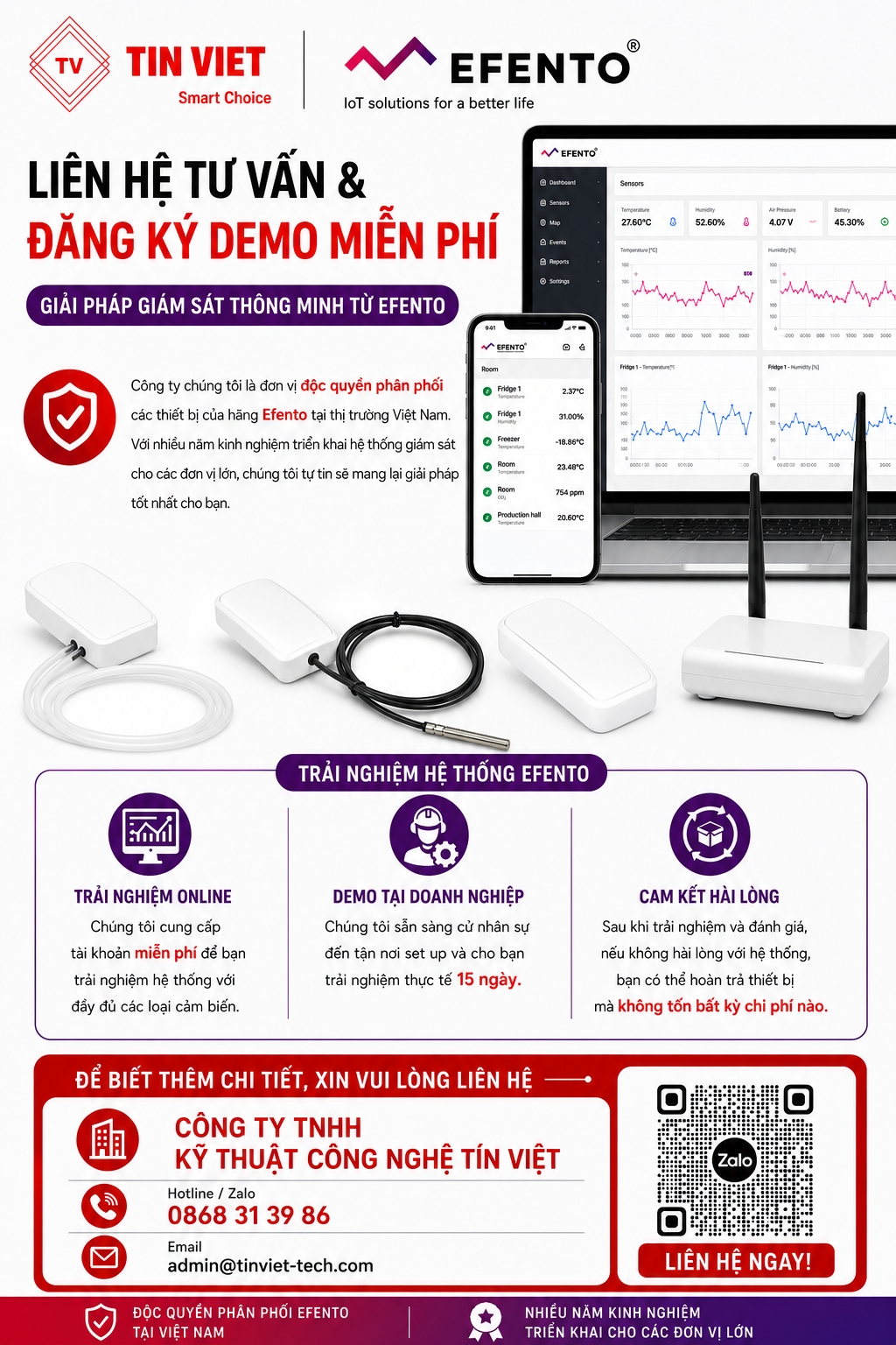 Đăng ký trải nghiệm giải pháp giám sát chênh áp online miễn phí