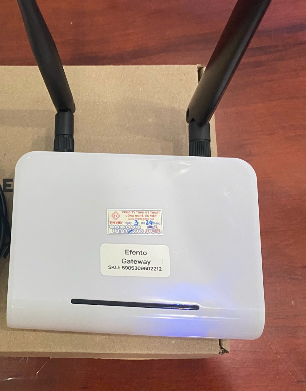 Gateway sử dụng SIM 4G và có Pin dự phòng