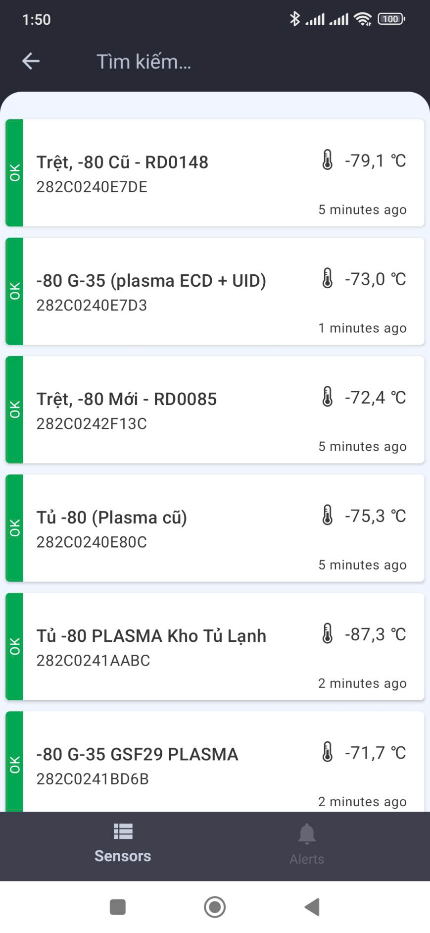 Xem nhiệt độ trên điện thoại bất kỳ lúc nào