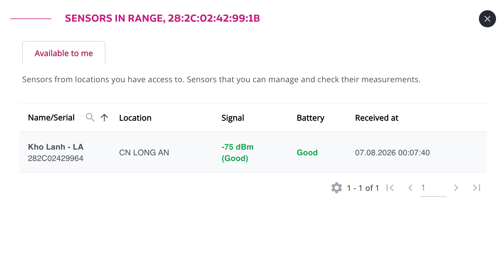 Cấu hình Gateway Efento