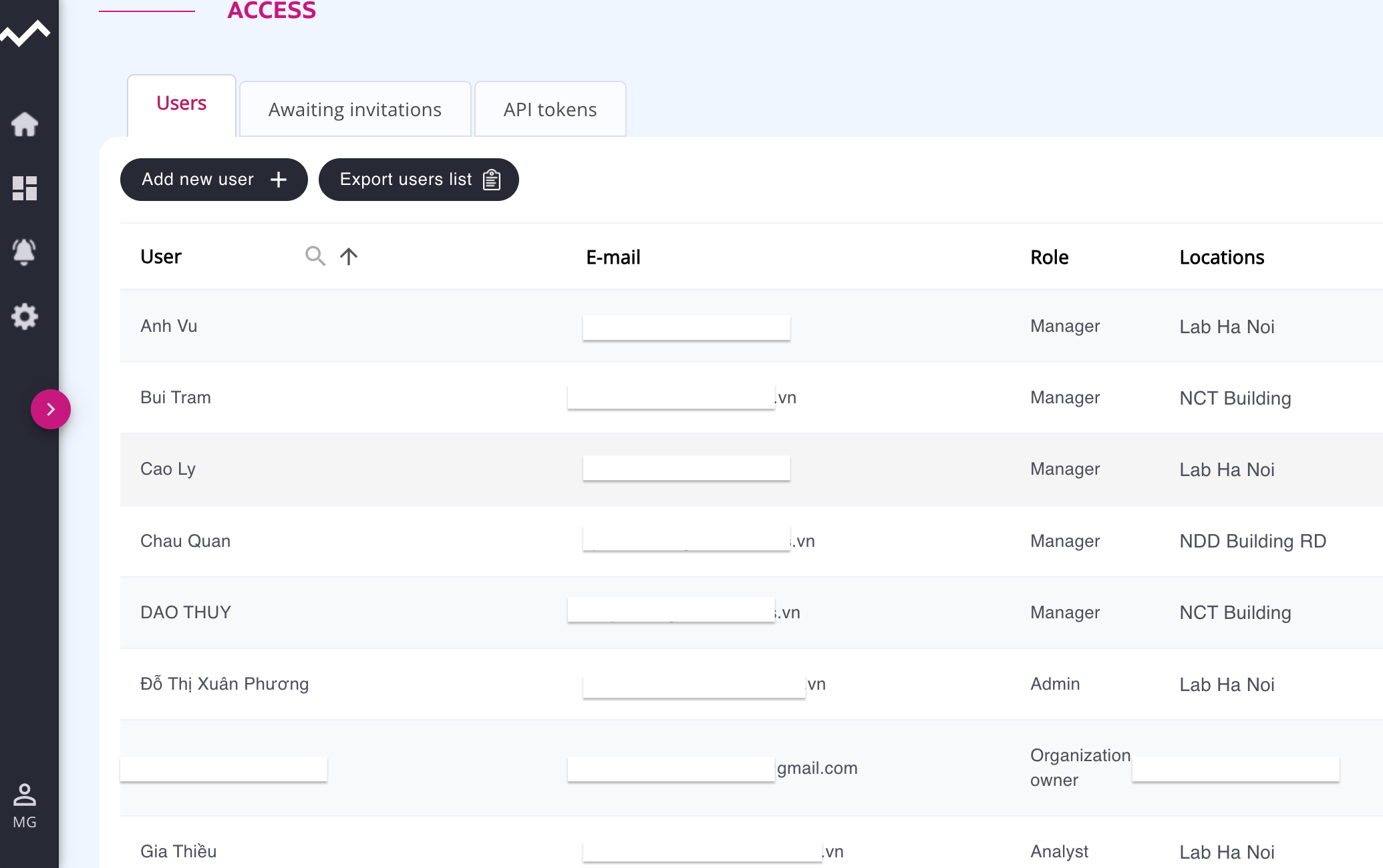 Hệ thống Efento không giới hạn user nhận cảnh báo