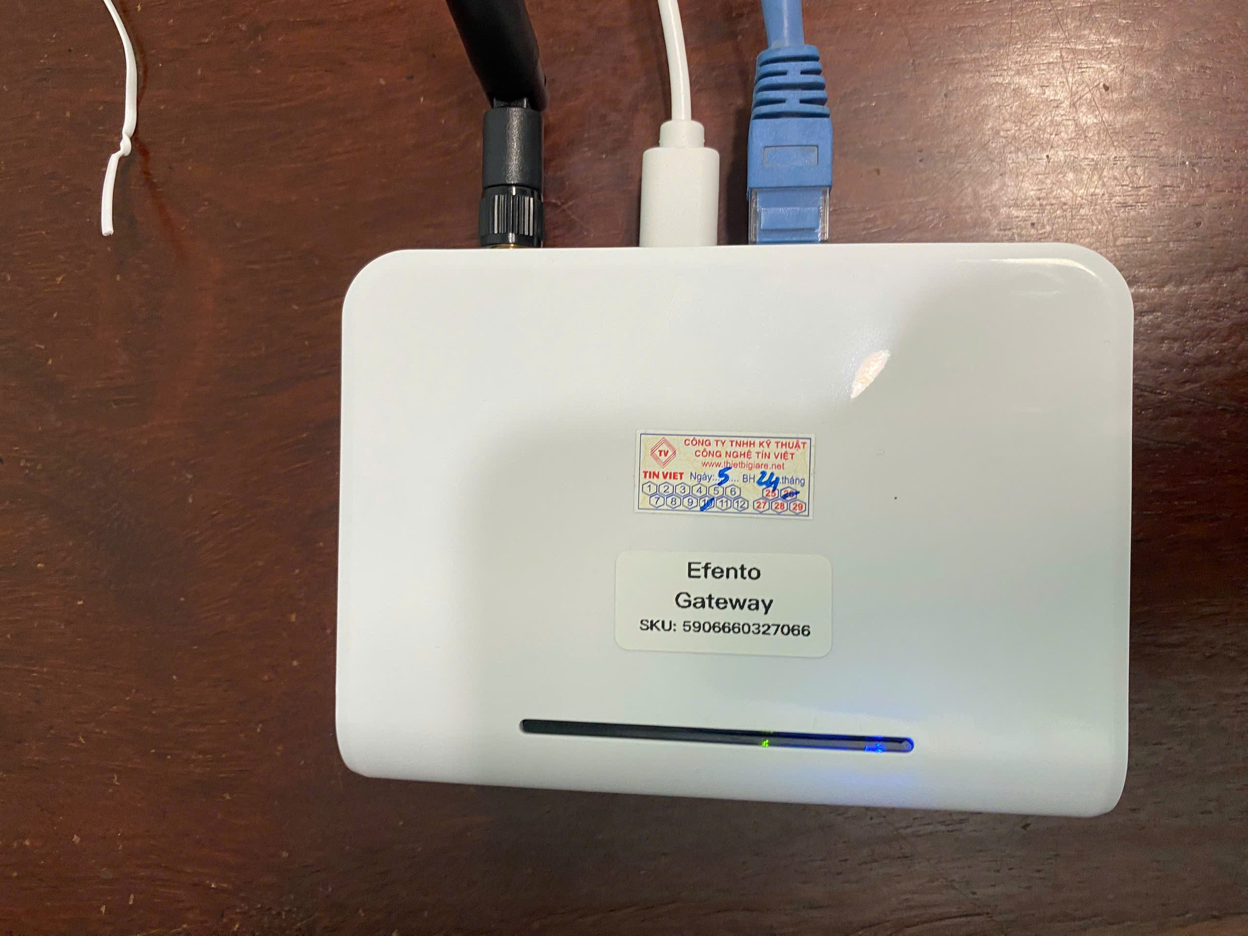 Lắp đặt và cấu hình gateway thu tín hiệu